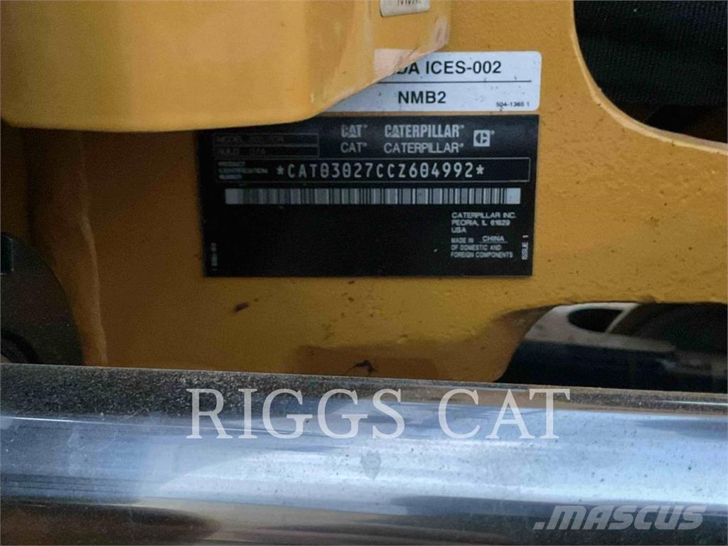 CAT 302.707CR Bagri goseničarji