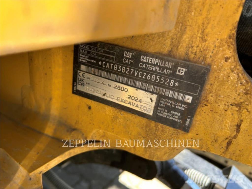 CAT 302.7CR-07 Bagri goseničarji