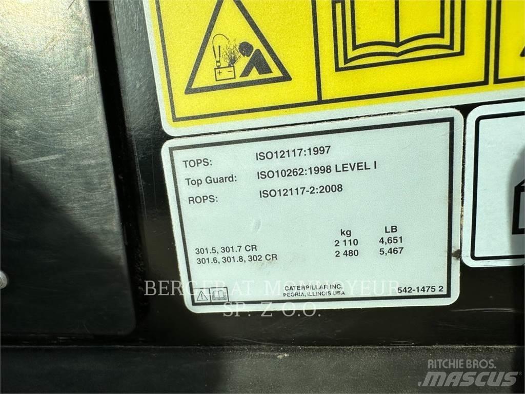 CAT 302CR Bagri goseničarji