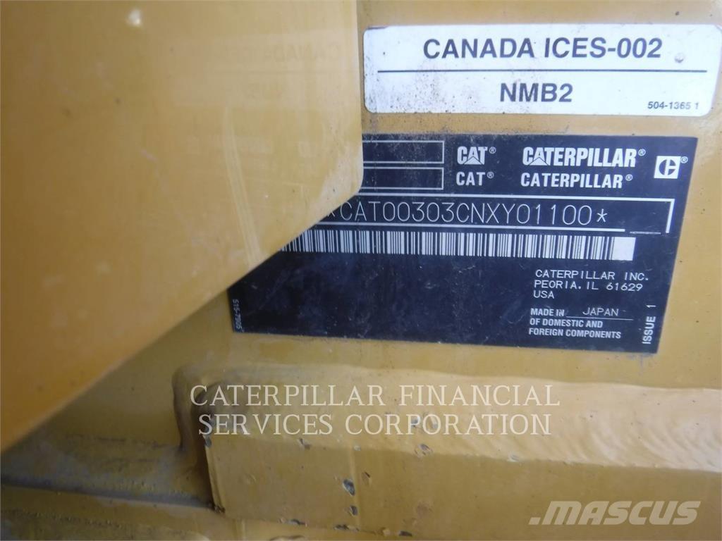 CAT 303-07CR Bagri goseničarji