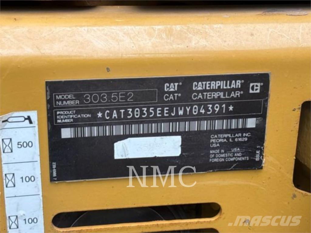 CAT 303.5E2 Bagri goseničarji