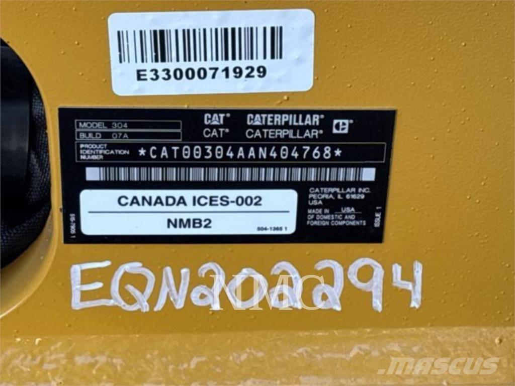 CAT 304-07 Bagri goseničarji