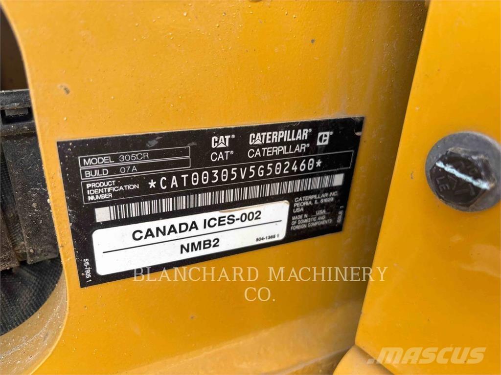 CAT 305 Bagri goseničarji