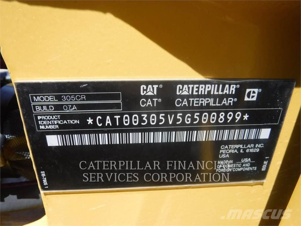 CAT 305-07CR Bagri goseničarji