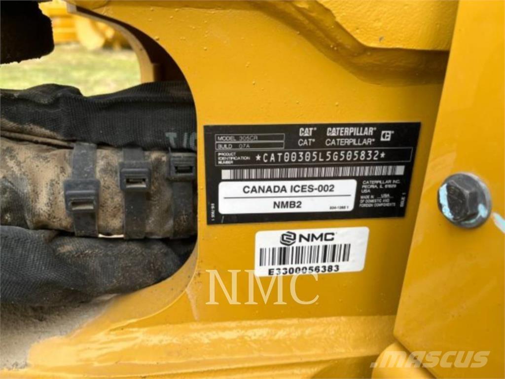 CAT 305-07CR Bagri goseničarji