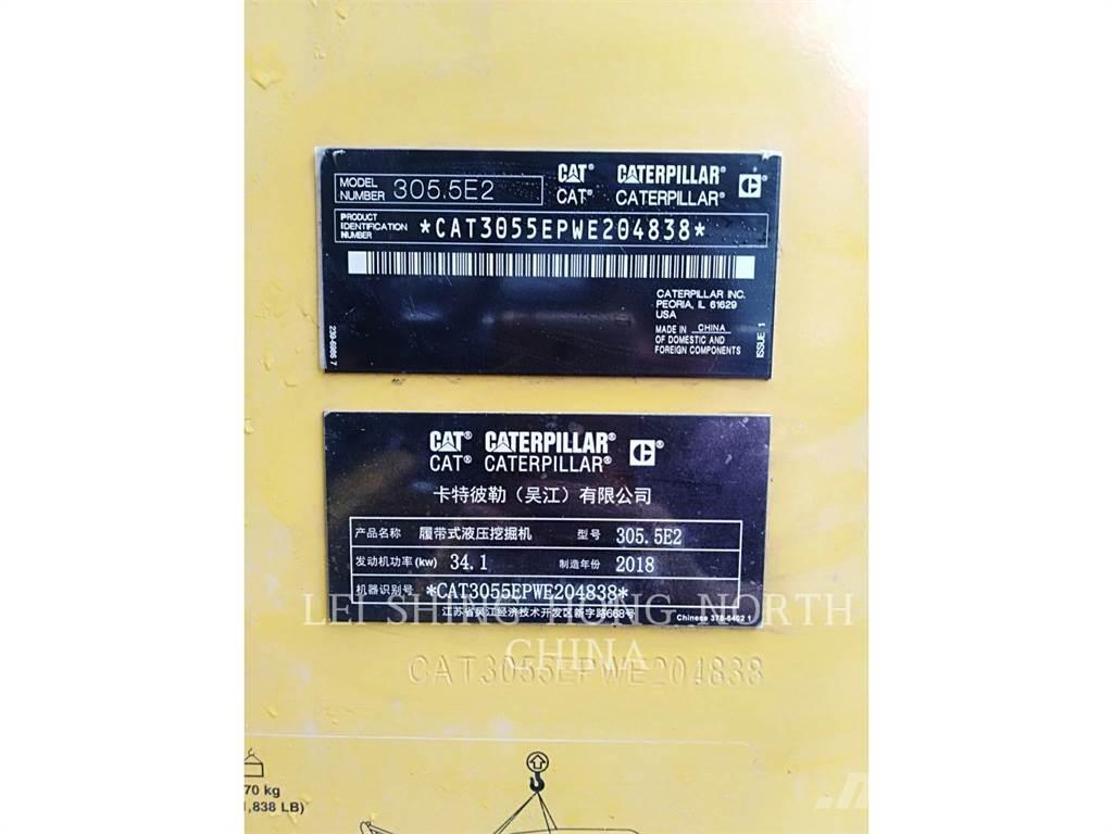 CAT 305.5E2 Bagri goseničarji