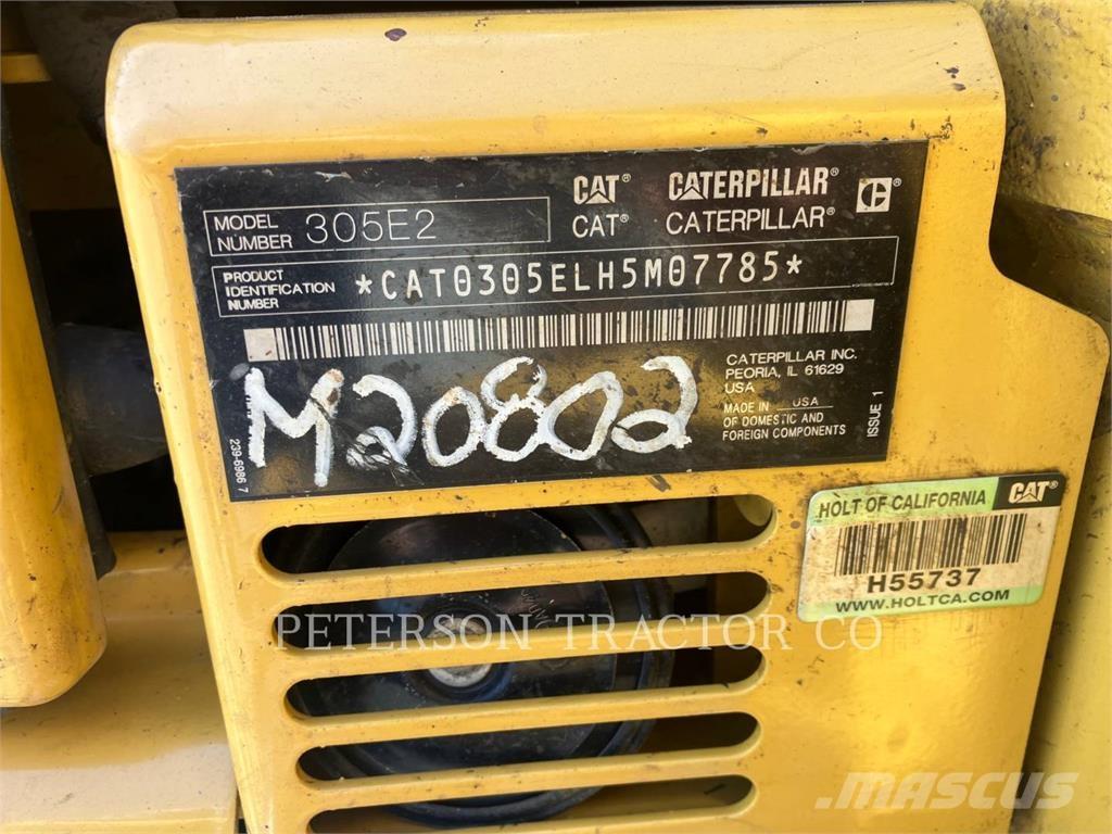CAT 305E2 Bagri goseničarji