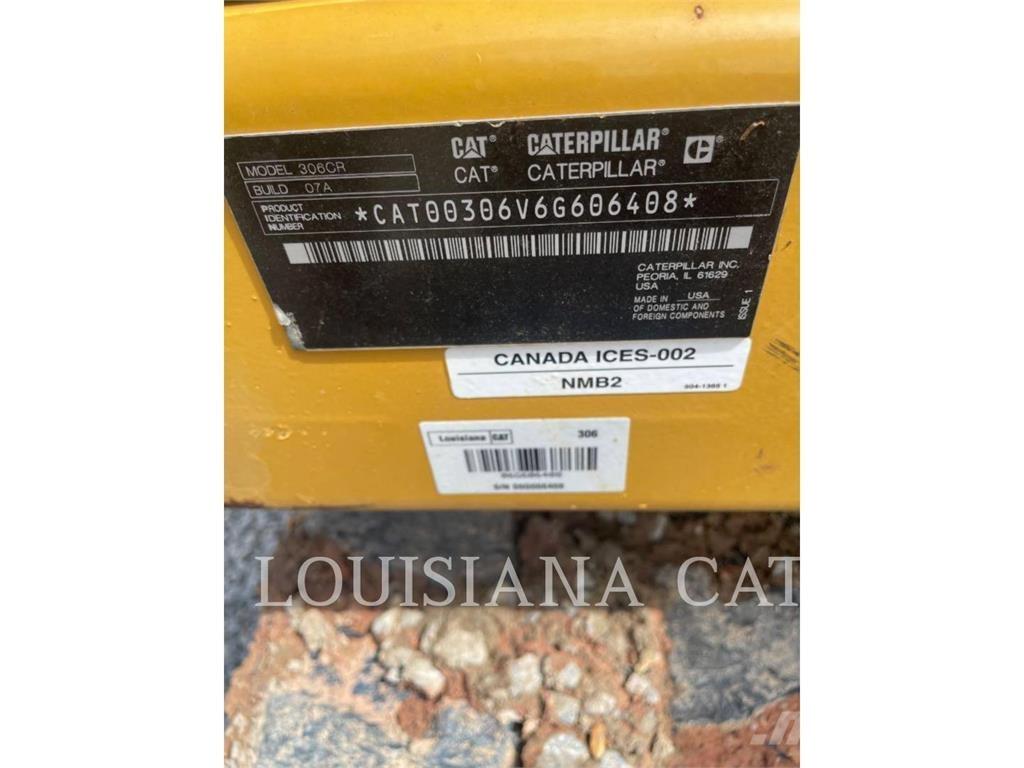 CAT 306 Bagri goseničarji