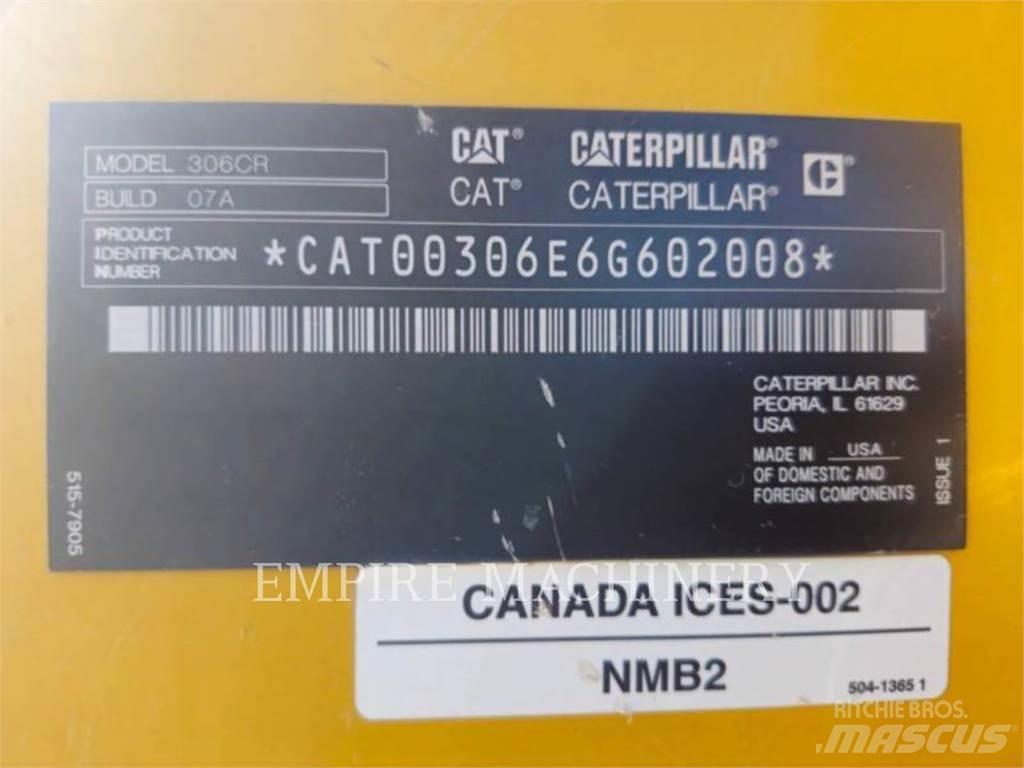 CAT 306 CR Bagri goseničarji