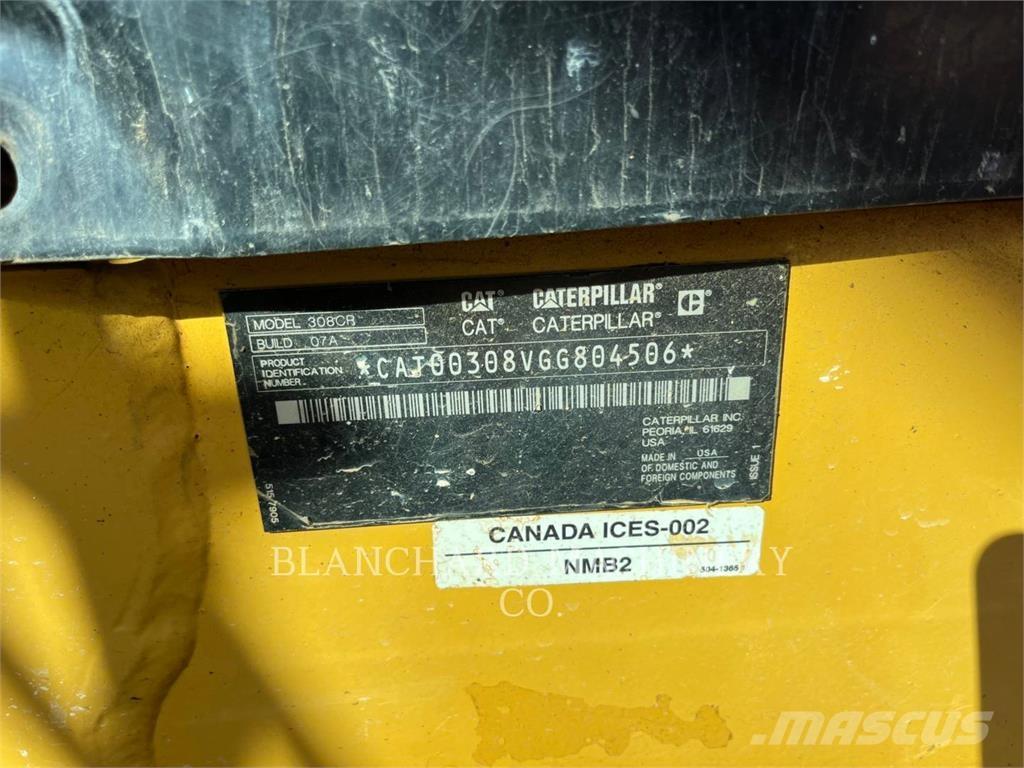 CAT 308CR Bagri goseničarji