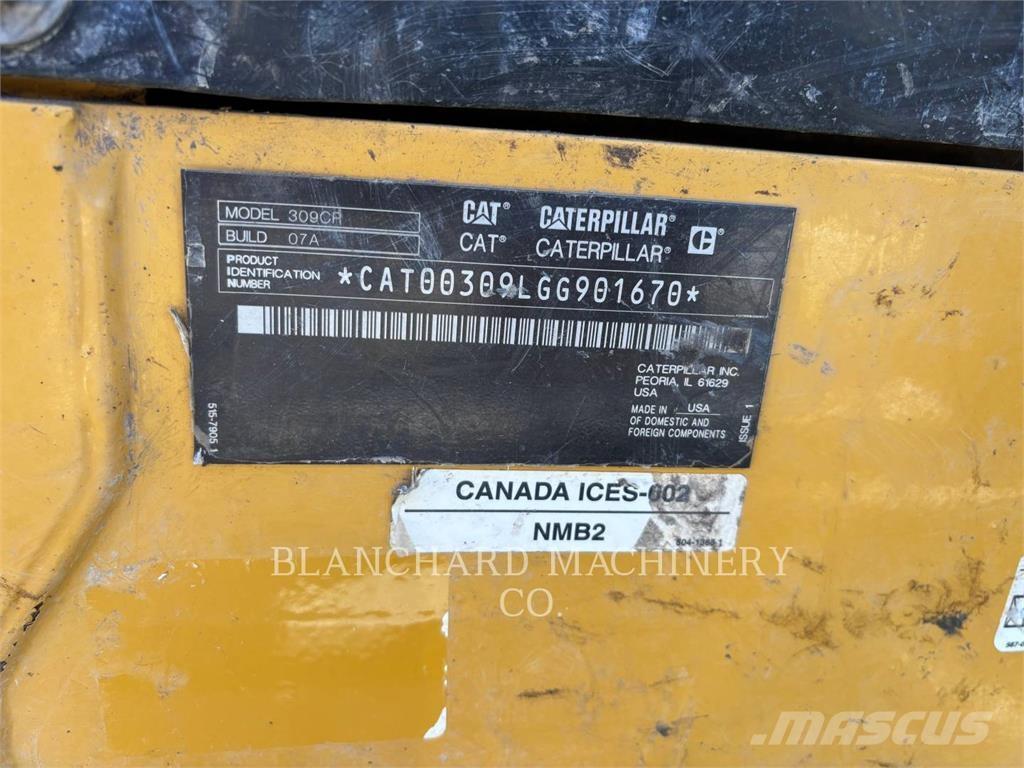 CAT 309CR Bagri goseničarji