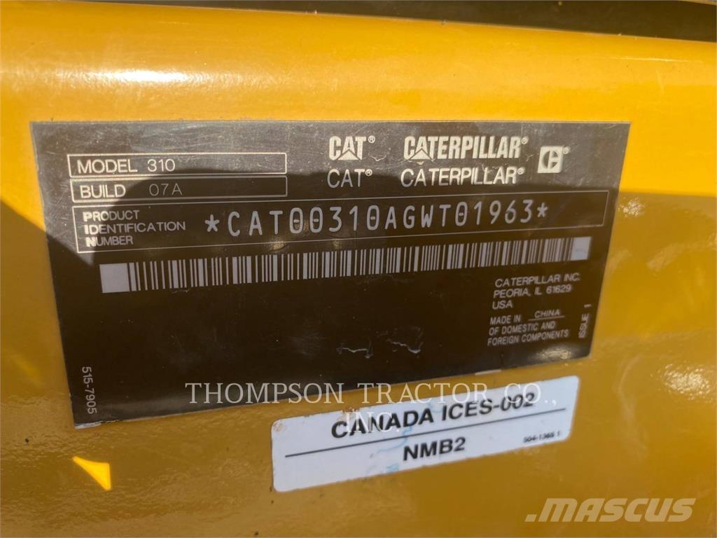 CAT 310 Bagri goseničarji