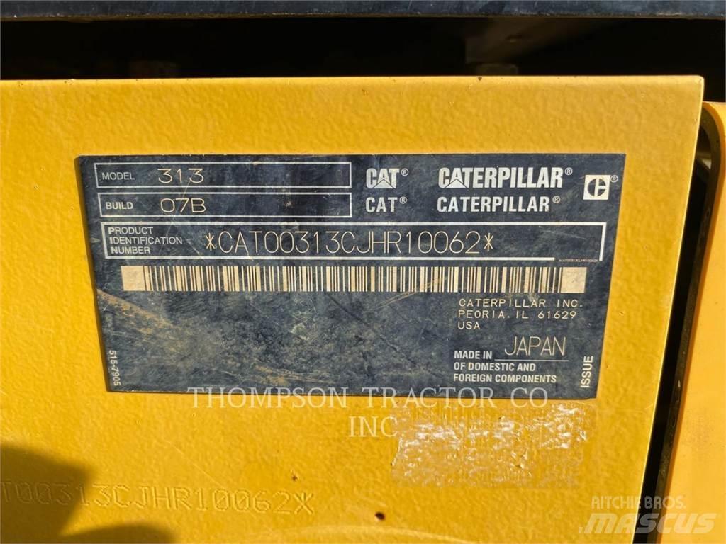 CAT 313 Bagri goseničarji