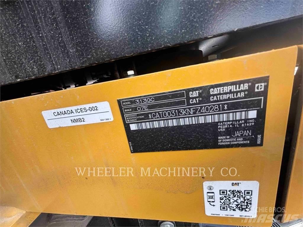CAT 313 GC CF Bagri goseničarji