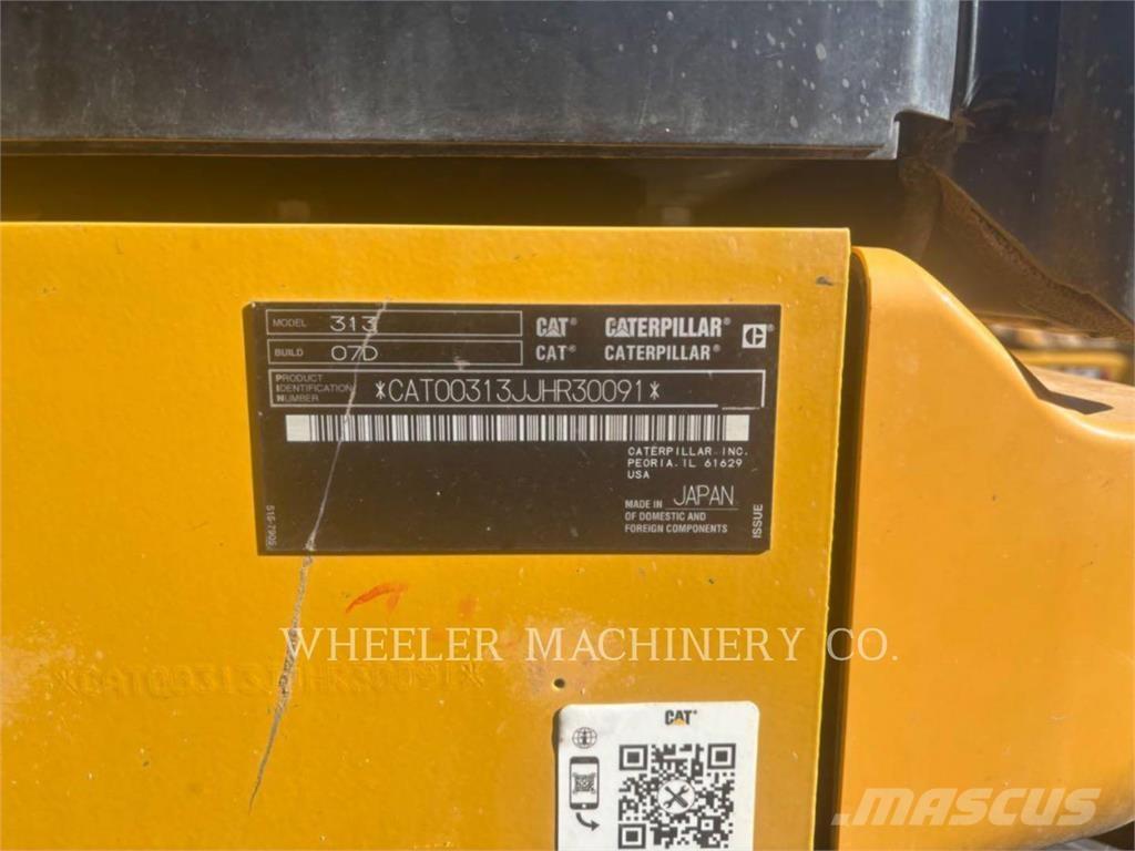 CAT 313 TH Bagri goseničarji