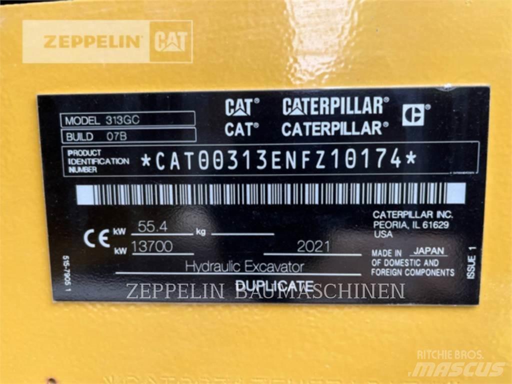 CAT 313GC Bagri goseničarji