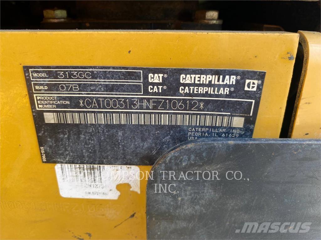 CAT 313GC Bagri goseničarji