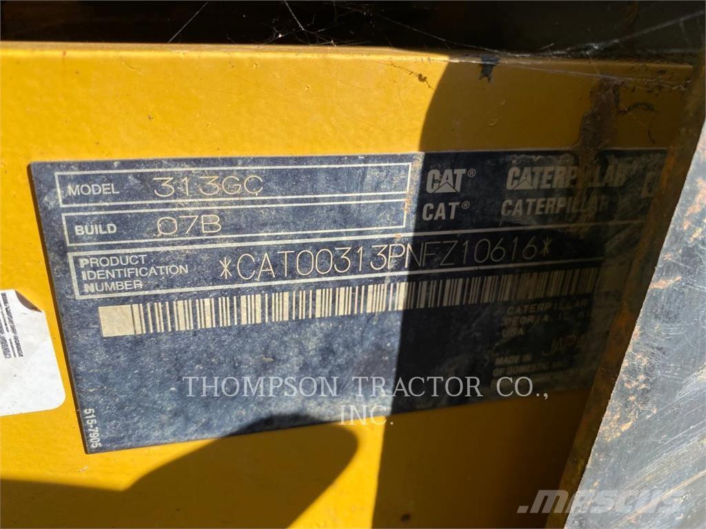 CAT 313GC Bagri goseničarji