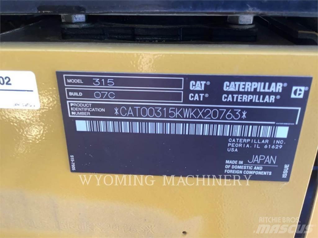 CAT 315 Bagri goseničarji
