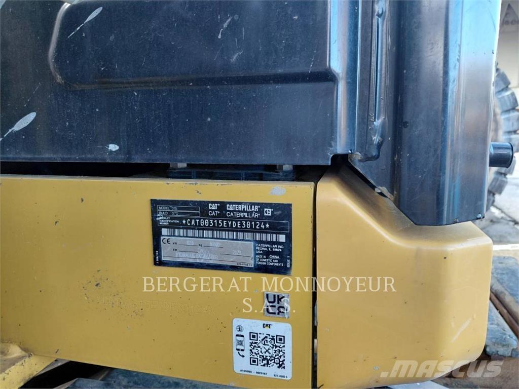 CAT 315 Bagri goseničarji