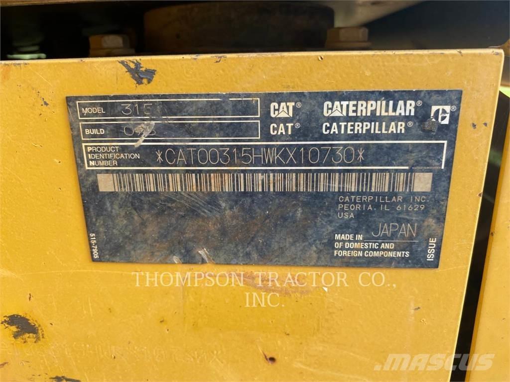 CAT 315 Bagri goseničarji
