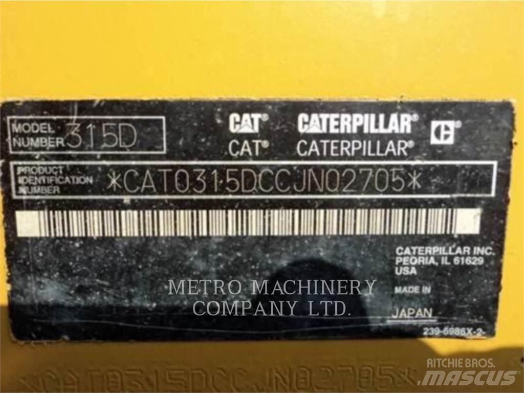 CAT 315DL Bagri goseničarji