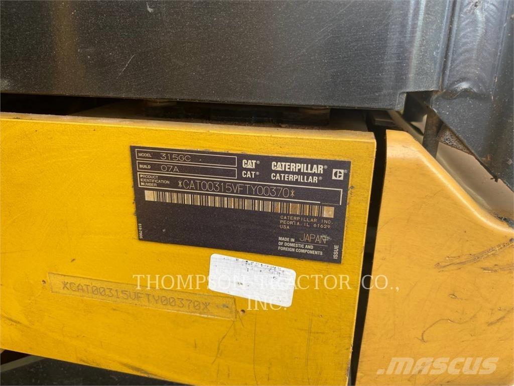 CAT 315GC Bagri goseničarji