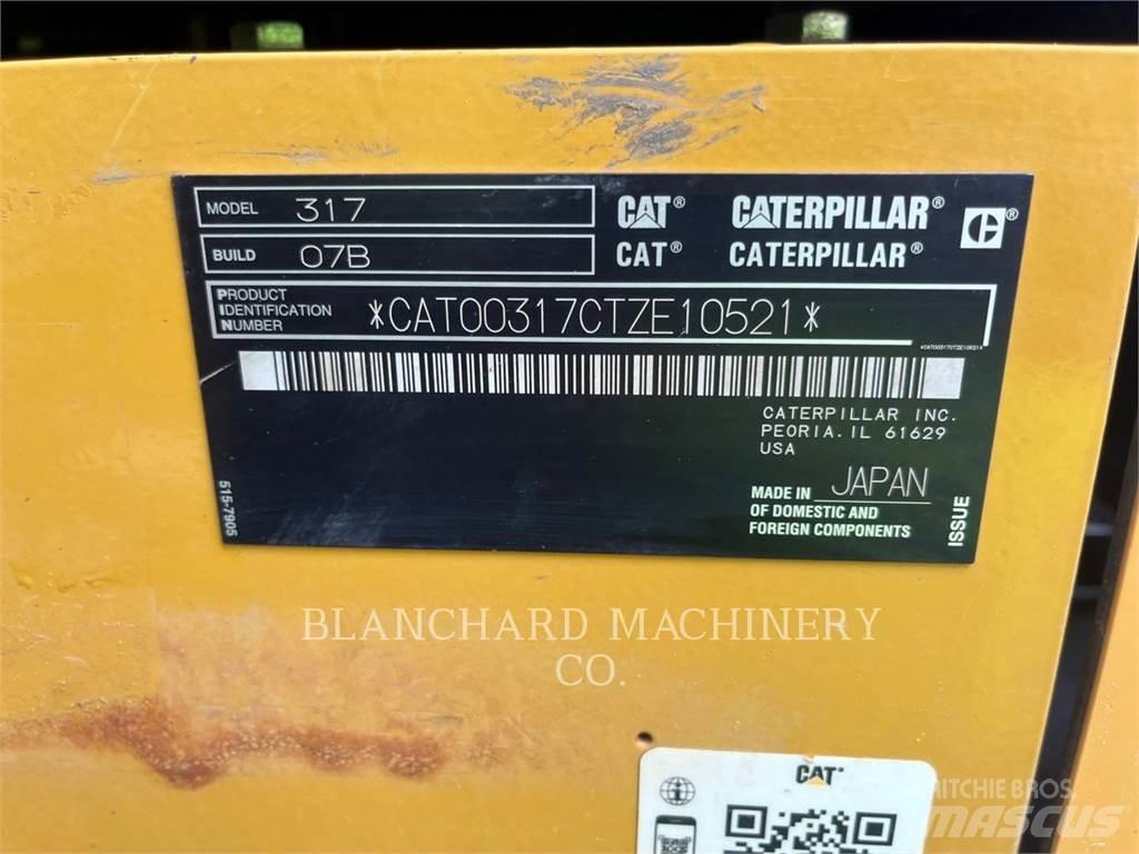 CAT 317 Bagri goseničarji