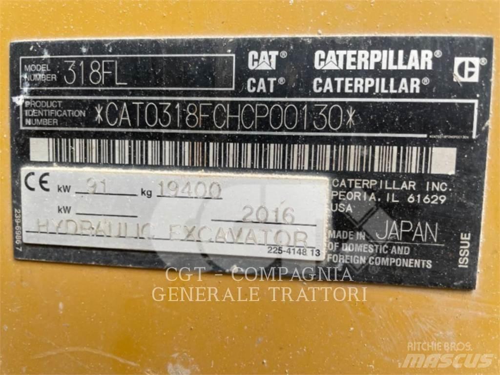 CAT 318F Bagri goseničarji