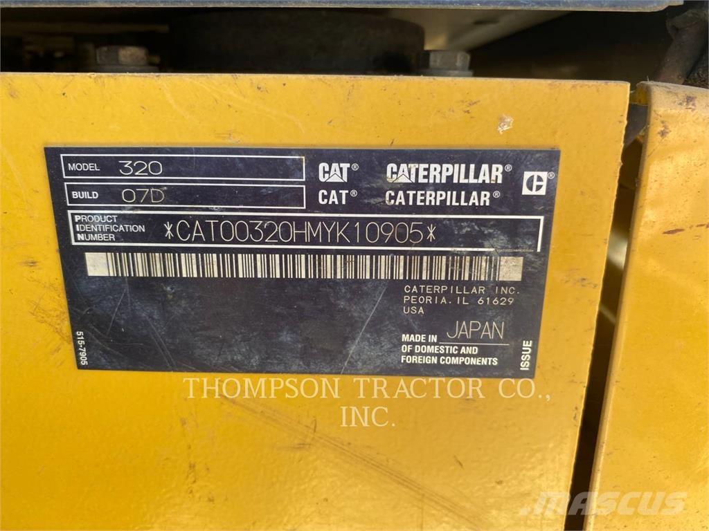 CAT 320 Bagri goseničarji