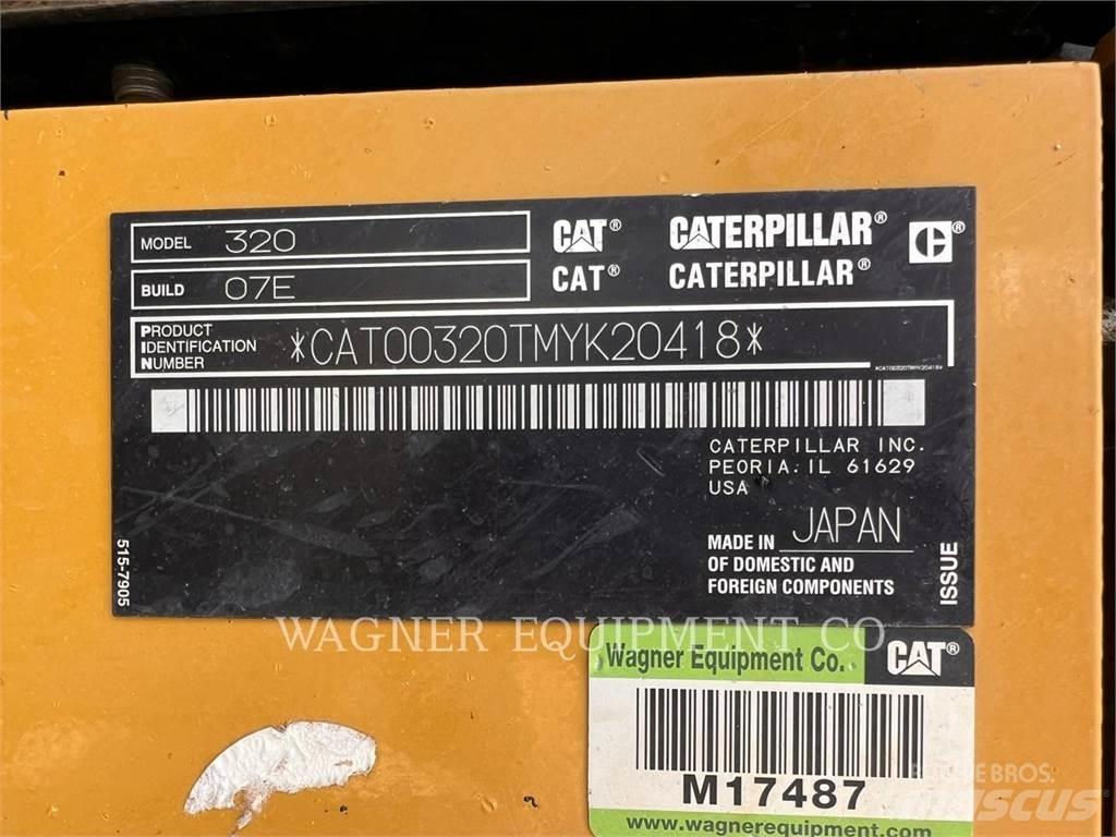 CAT 320 Bagri goseničarji