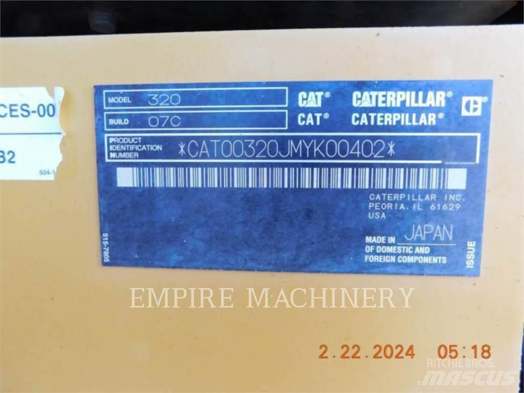 CAT 320-07 P Bagri goseničarji