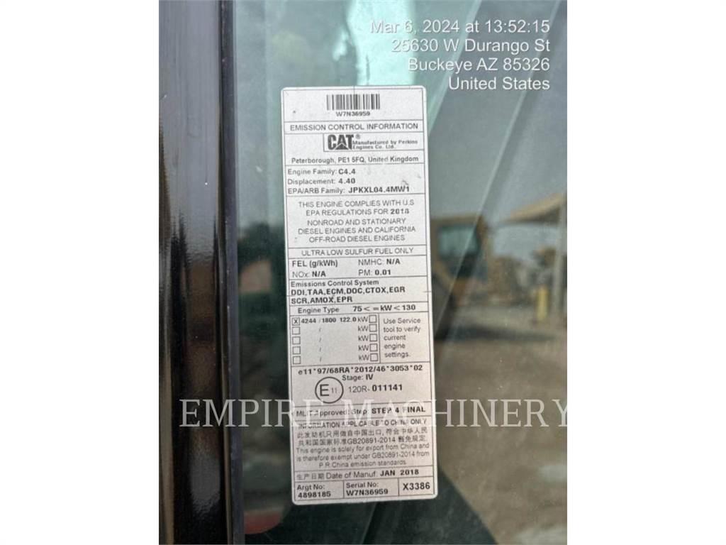 CAT 320-07 P Bagri goseničarji