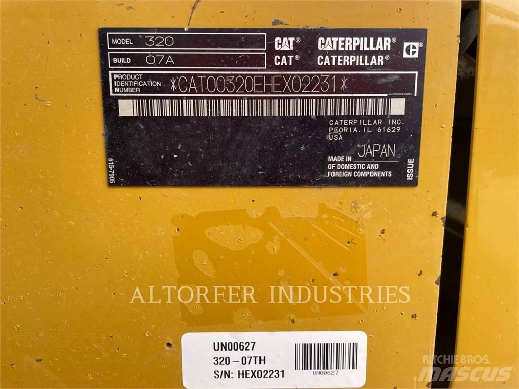 CAT 320-07 TH Bagri goseničarji