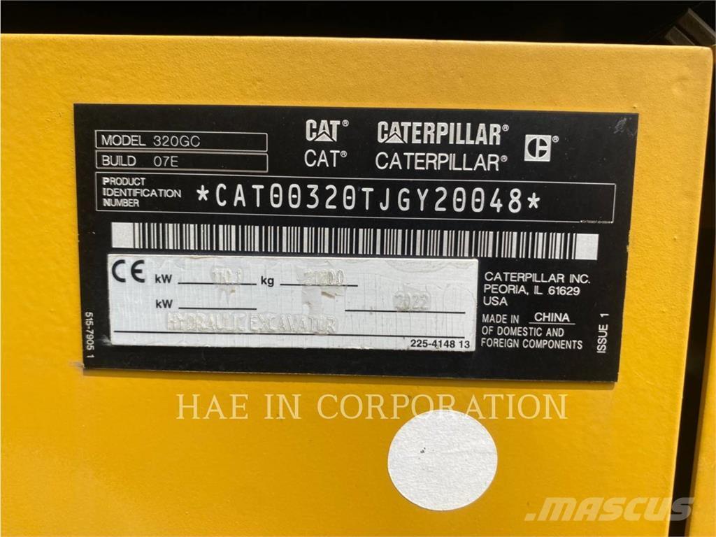 CAT 320-07GC Bagri goseničarji