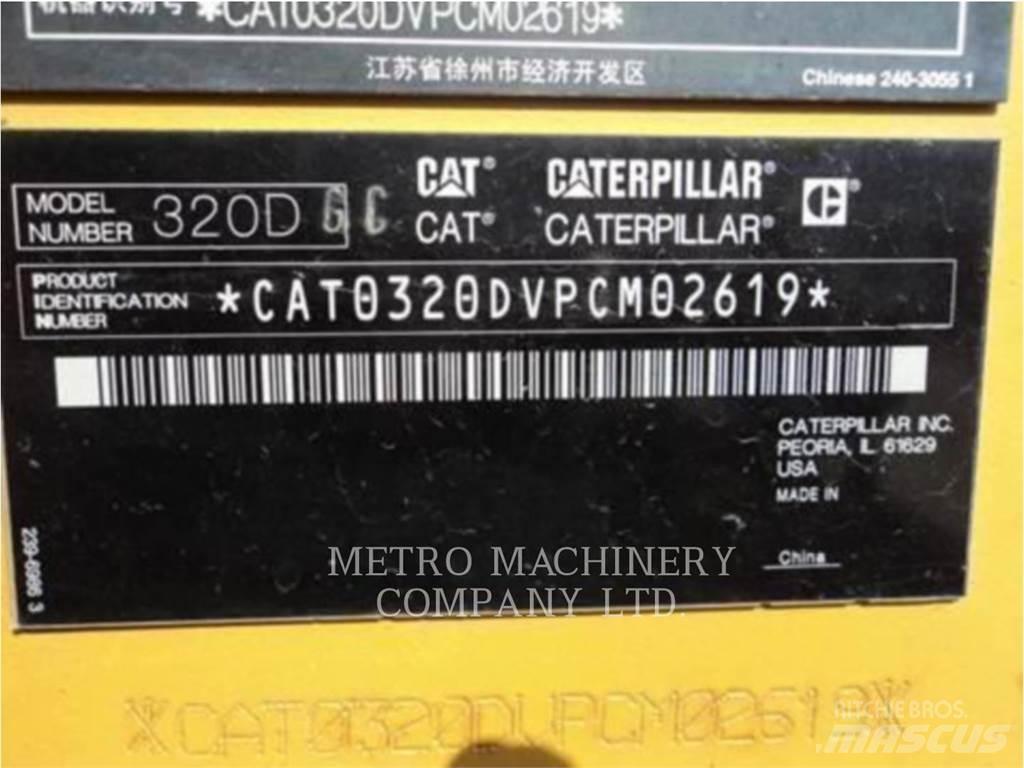 CAT 320DGC Bagri goseničarji