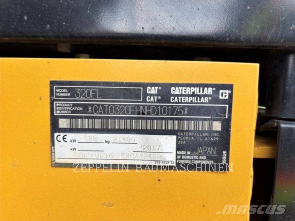 CAT 320FL Bagri goseničarji