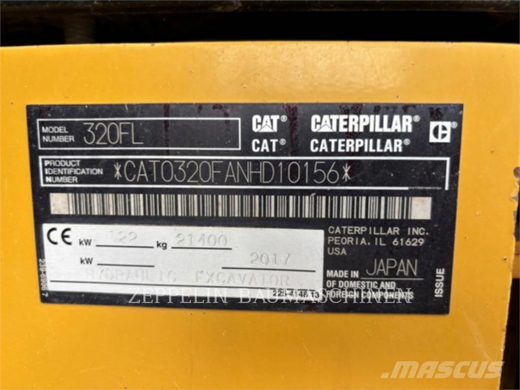 CAT 320FL Bagri goseničarji