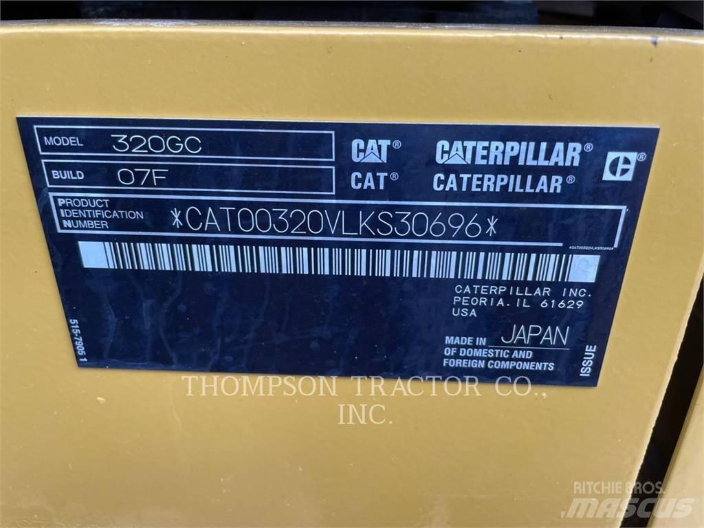 CAT 320GC Bagri goseničarji
