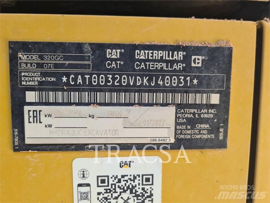CAT 320GC Bagri goseničarji