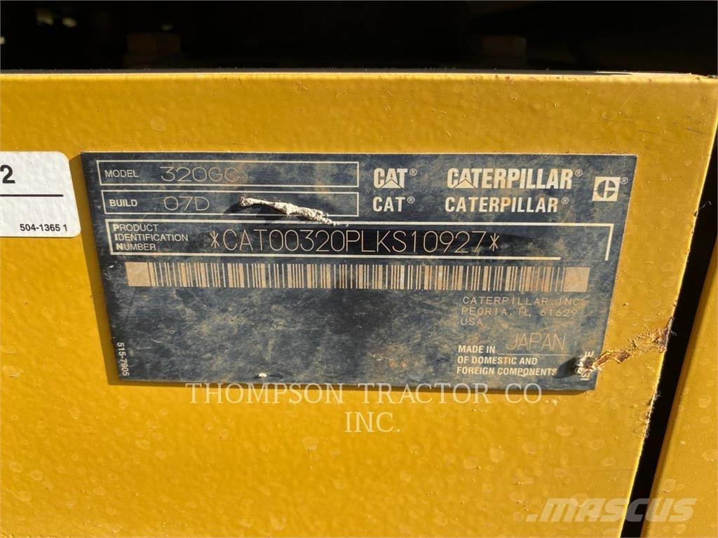 CAT 320GC Bagri goseničarji