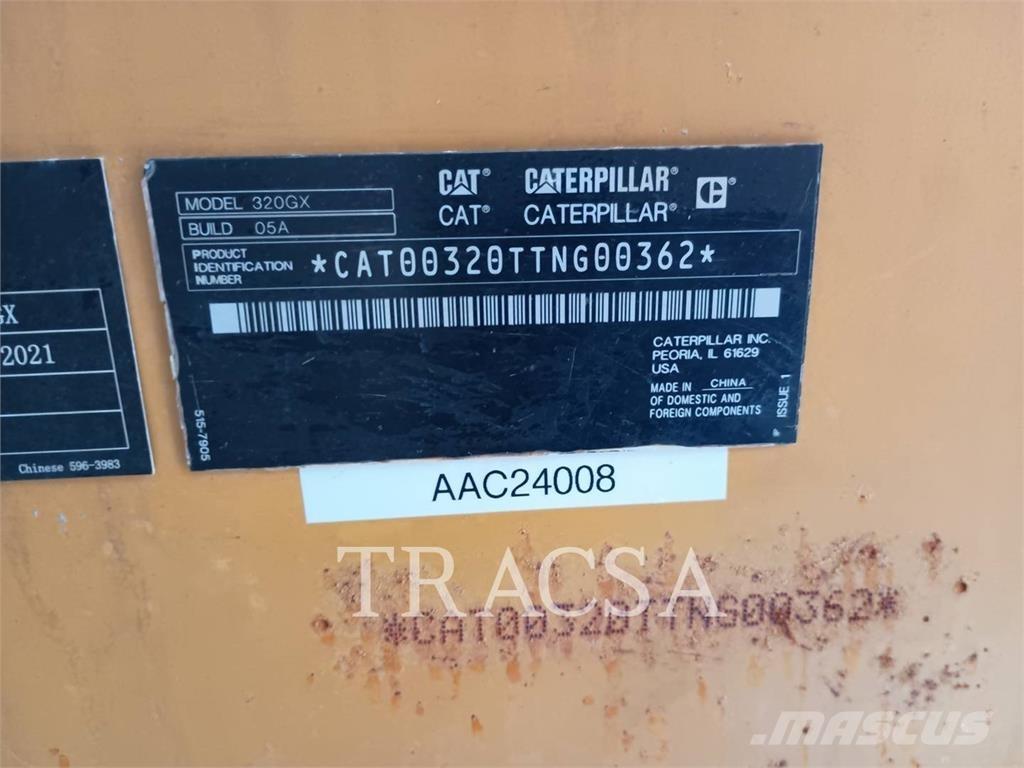CAT 320GX Bagri goseničarji