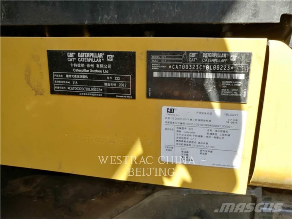 CAT 323-07 Bagri goseničarji