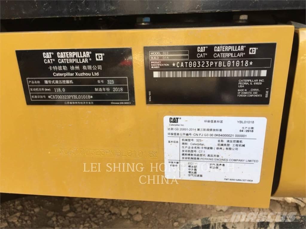 CAT 323-07 Bagri goseničarji