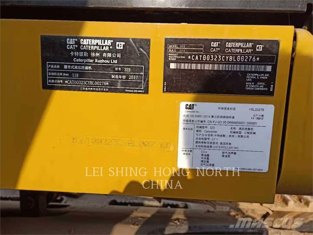 CAT 323-07 Bagri goseničarji