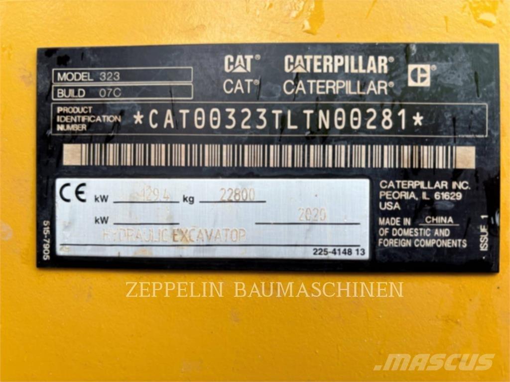 CAT 323-07C Bagri goseničarji