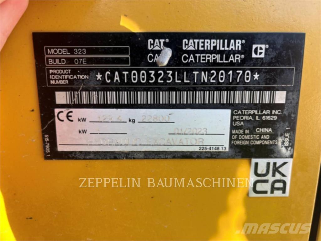 CAT 323-07D Bagri goseničarji