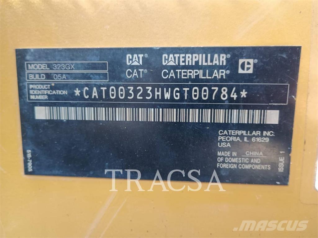 CAT 323GX Bagri goseničarji