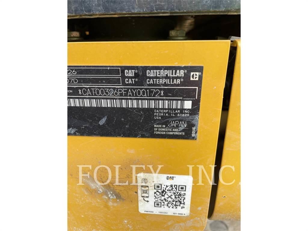 CAT 326-07 Bagri goseničarji