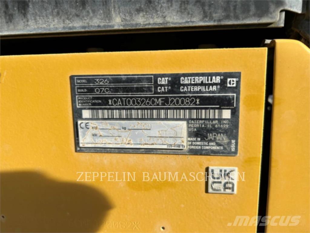 CAT 326-07 Bagri goseničarji